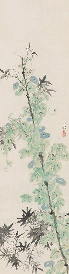 藏品:朝顏圖的(1)張圖片