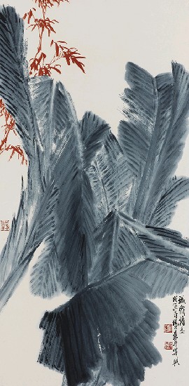 藏品:蕉葉朱竹堂幅的(1)張圖片