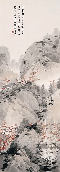 藏品:四季山水的(4)張圖片