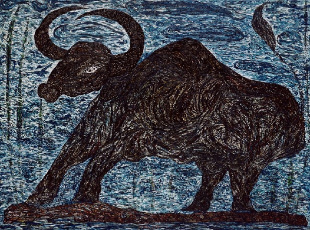 藏品:土牛翻身站在金土地上的(1)張圖片