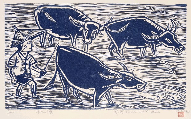 藏品:早期小品木刻系列(30件)的(30)張圖片