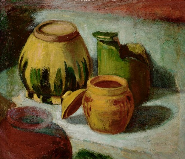 藏品:有陶罐的靜物的(1)張圖片
