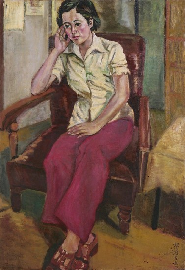 藏品:015女子像的(1)張圖片