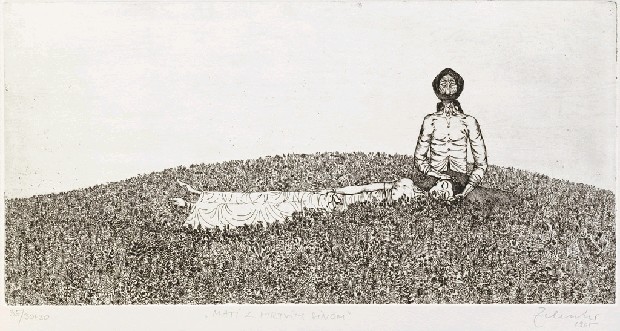 母親與亡子的焦點圖