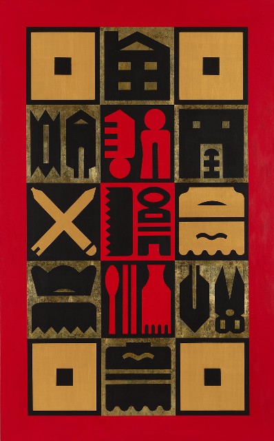 藏品:節慶之門〈5聯屏〉的(3)張圖片