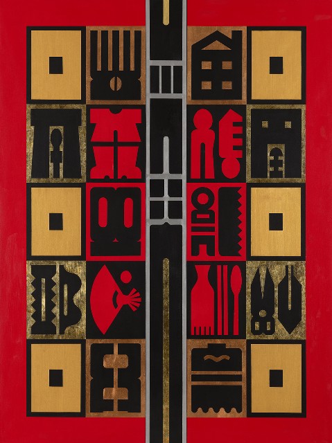 藏品:節慶之門〈5聯屏〉的(4)張圖片