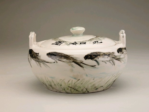 藏品:汽鍋（九如圖）的(1)張圖片