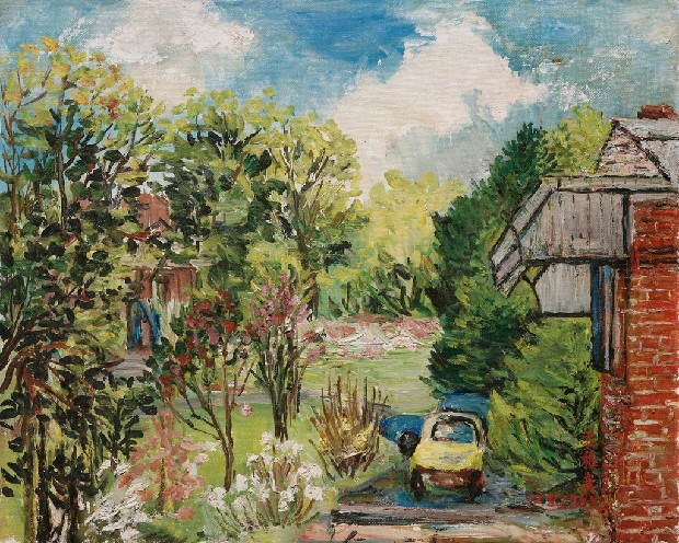 藏品:庭院一角(女兒的家)的(1)張圖片