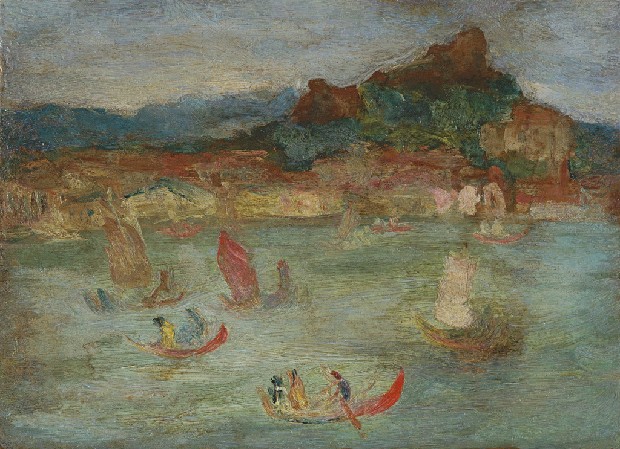 藏品:風景〈划船〉的(1)張圖片