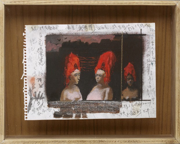 藏品:素描手稿一組的(6)張圖片