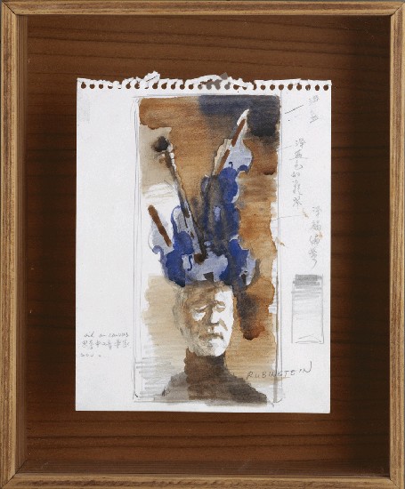 藏品:素描手稿一組的(7)張圖片