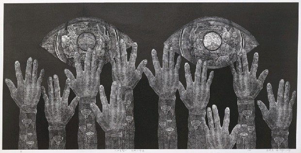 藏品:大地系列（三）--故鄉的呼喚的(1)張圖片