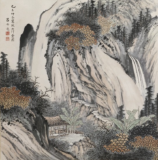 藏品:秋山草堂圖的(1)張圖片