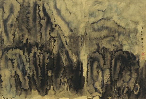 藏品:蜀江泛舟（潑墨）的(1)張圖片