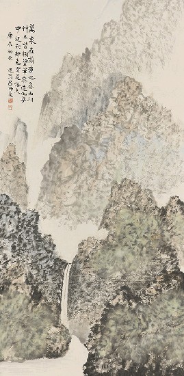 藏品:高巖長瀑的(1)張圖片