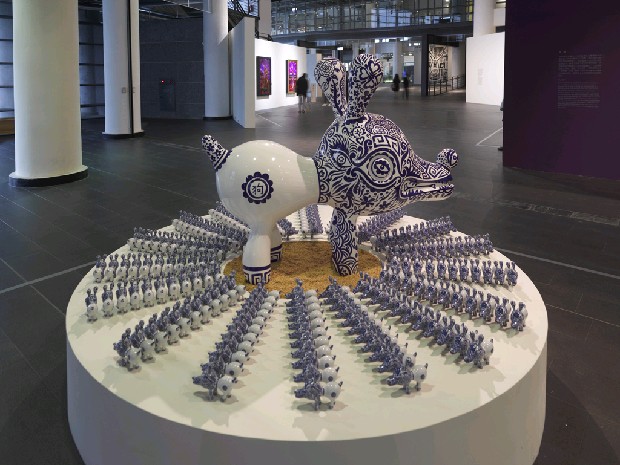 藏品:青花狗的(1)張圖片