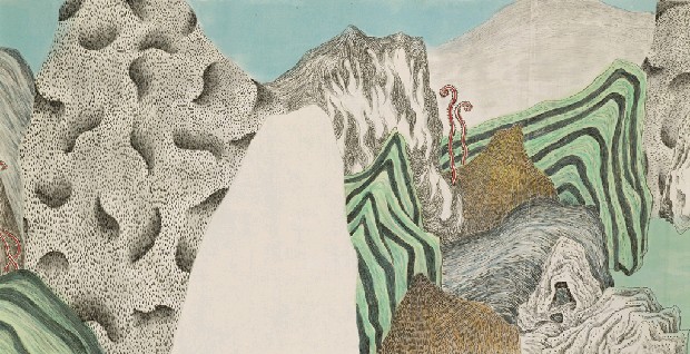 藏品:青綠太虛圖卷的(3)張圖片