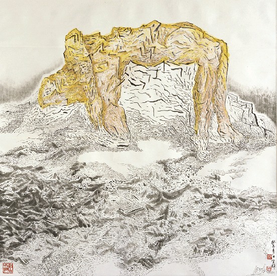 視覺化系列-俯                                 (Visual Series-Prostration)的焦點圖