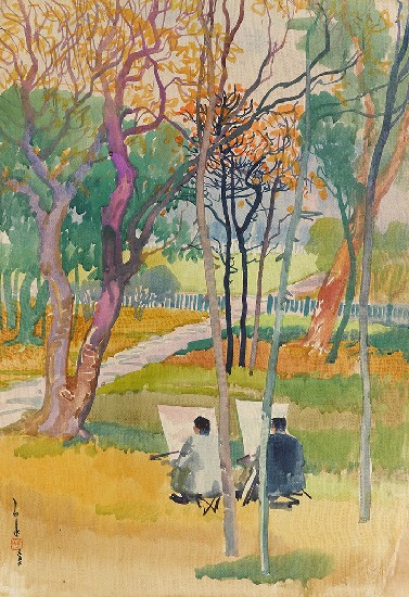 藏品:師大上課寫生的(1)張圖片