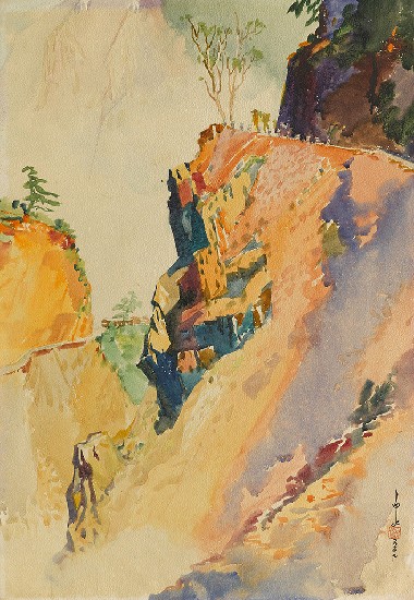 藏品:達見路上寫生的(1)張圖片