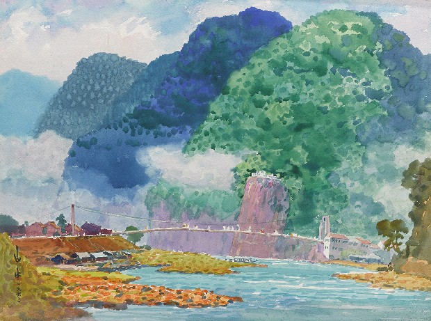 藏品:碧潭寫生的(1)張圖片