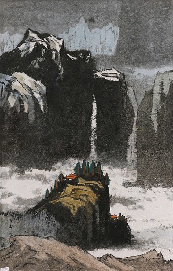 藏品:寫意山水的(1)張圖片
