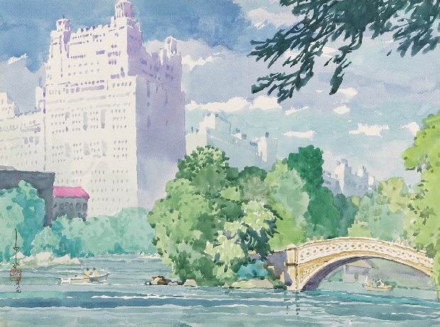 藏品:中央公園泛舟的(1)張圖片