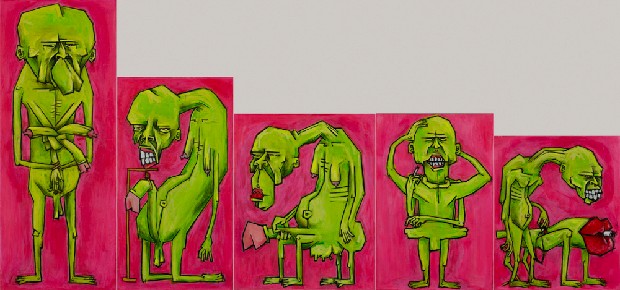 青春雕塑的焦點圖