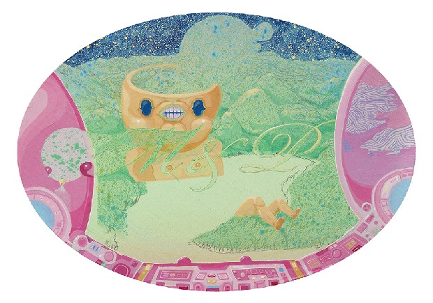 藏品:牧岐與繪畫合作計畫《沒有起始的眼球》. 《沒有起始的心臟》的(16)張圖片
