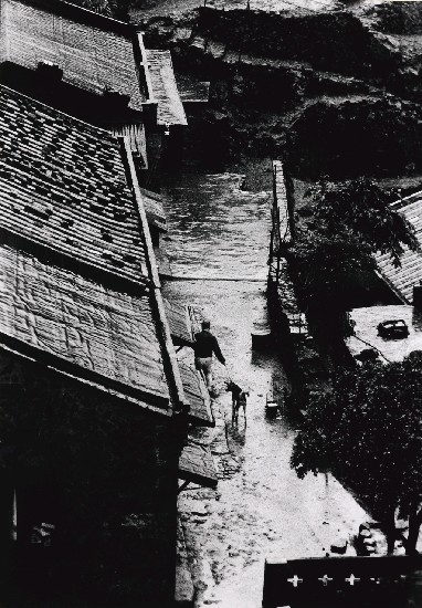 藏品:山城九份系列-遛狗的(1)張圖片