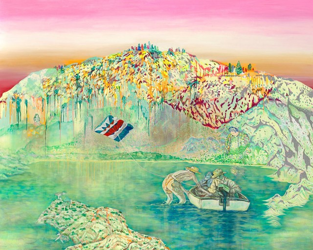 藏品:人造水晶－放風箏的(1)張圖片