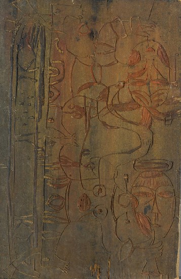 藏品:太湖船(木刻原版)的(2)張圖片