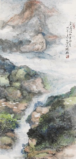 藏品:炎夏溪山樂水邊的(1)張圖片
