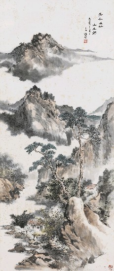 藏品:青松翠竹山幽靜的(1)張圖片