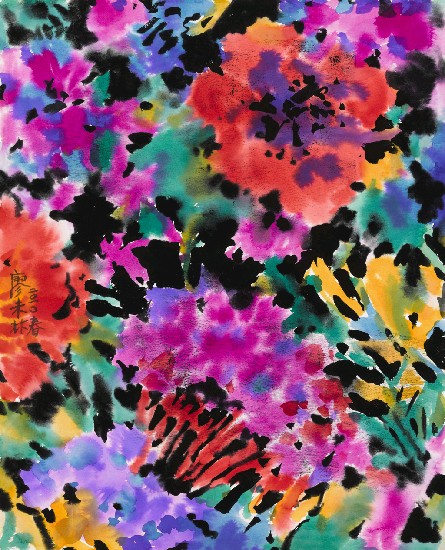 藏品:花布四的(1)張圖片