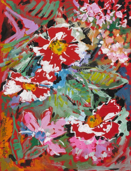 藏品:花布二的(1)張圖片