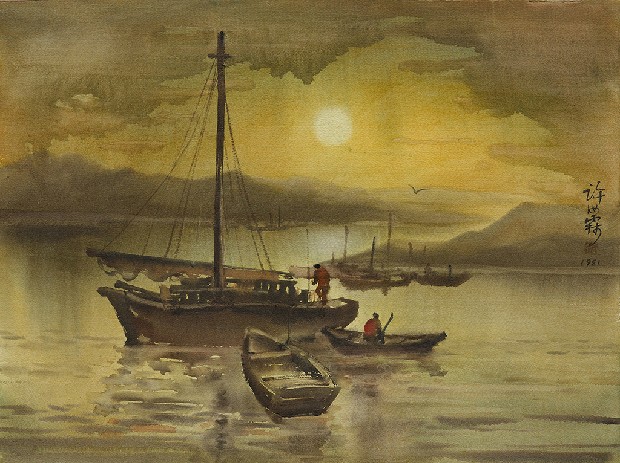 藏品:落日的(1)張圖片