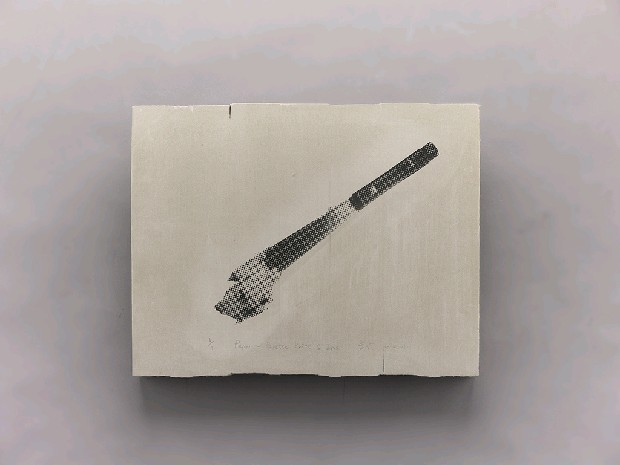 藏品:紙磚-調刀與油墨的(4)張圖片