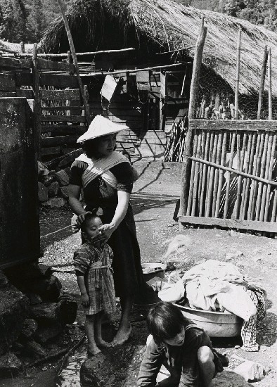 藏品:高山古情-浣衣的村婦的(1)張圖片