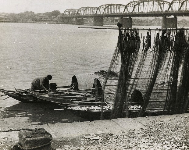 藏品:淡河漣漪-晒網的(1)張圖片