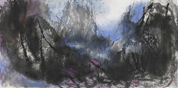 藏品:藍色抽象的(1)張圖片