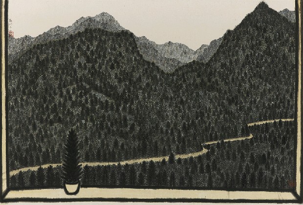 藏品:窗外.山景（五）的(1)張圖片