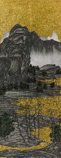 藏品:腦殘遊記- 臨趙伯駒「江山秋色圖」的(14)張圖片