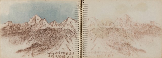 藏品:尼泊爾、印度旅行寫生集的(14)張圖片
