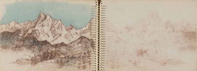 藏品:尼泊爾、印度旅行寫生集的(16)張圖片
