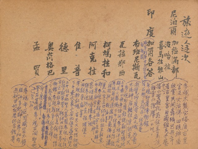 藏品:尼泊爾印度寫生集001的(44)張圖片