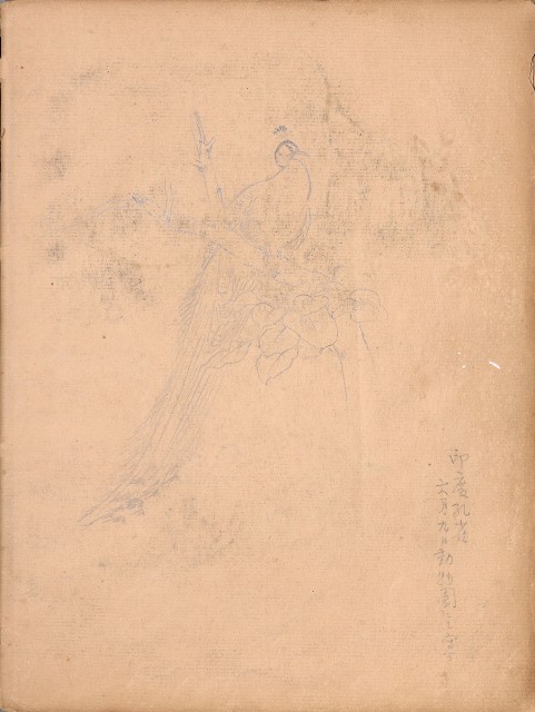 藏品:牛、植物、人物、動物、風景等寫生集009的(5)張圖片