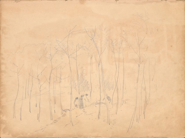 藏品:牛、植物、人物、動物、風景等寫生集009的(25)張圖片