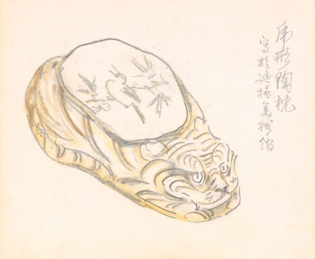 藏品:美國（風景、虎、鳥、熊貓及博物館之物品）寫生集012的(2)張圖片