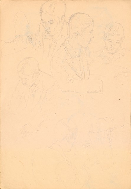 藏品:人物、花、鳥、樹等寫生集016的(32)張圖片